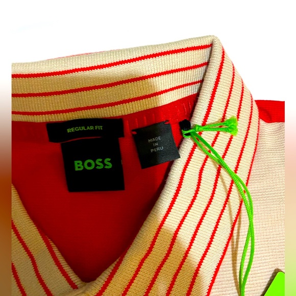 Huggo Boss cotton-pique polo shirt/ large/ regular fit/ Authentic/ logo … - Picture 3 of 9